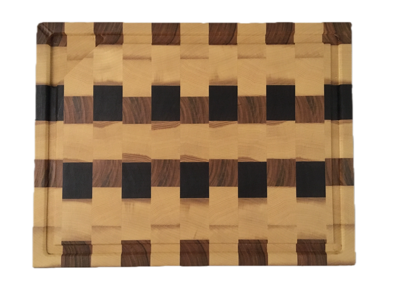 Brett mit Saftrille und Auffangschale 326-39, Hirnholz, Ansicht 2
