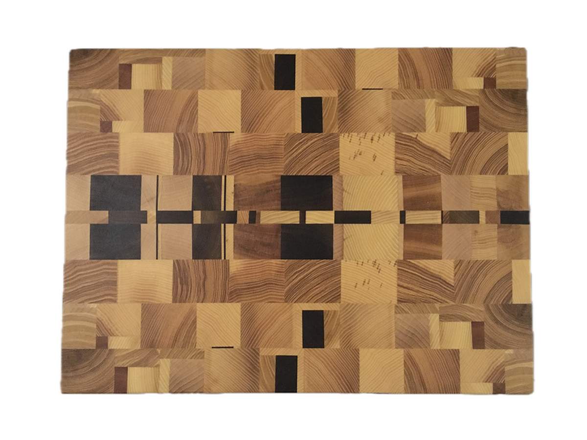 Einzelbrett 126-09 — Hirnholz