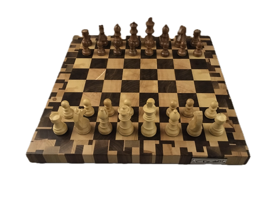 Schachbrett 26-01, Hirnholz, Ansicht 3