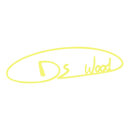 Signature manuscrite stylisee DS Wood.